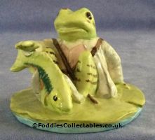Besick Beatrix Potter Jeremy Fisher Catches A Fish quality figurine